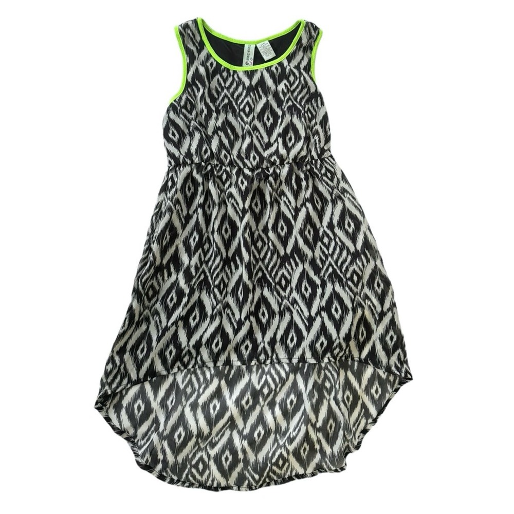 Mia Chica Flowy Patterned Dress Girls Size Large (14)